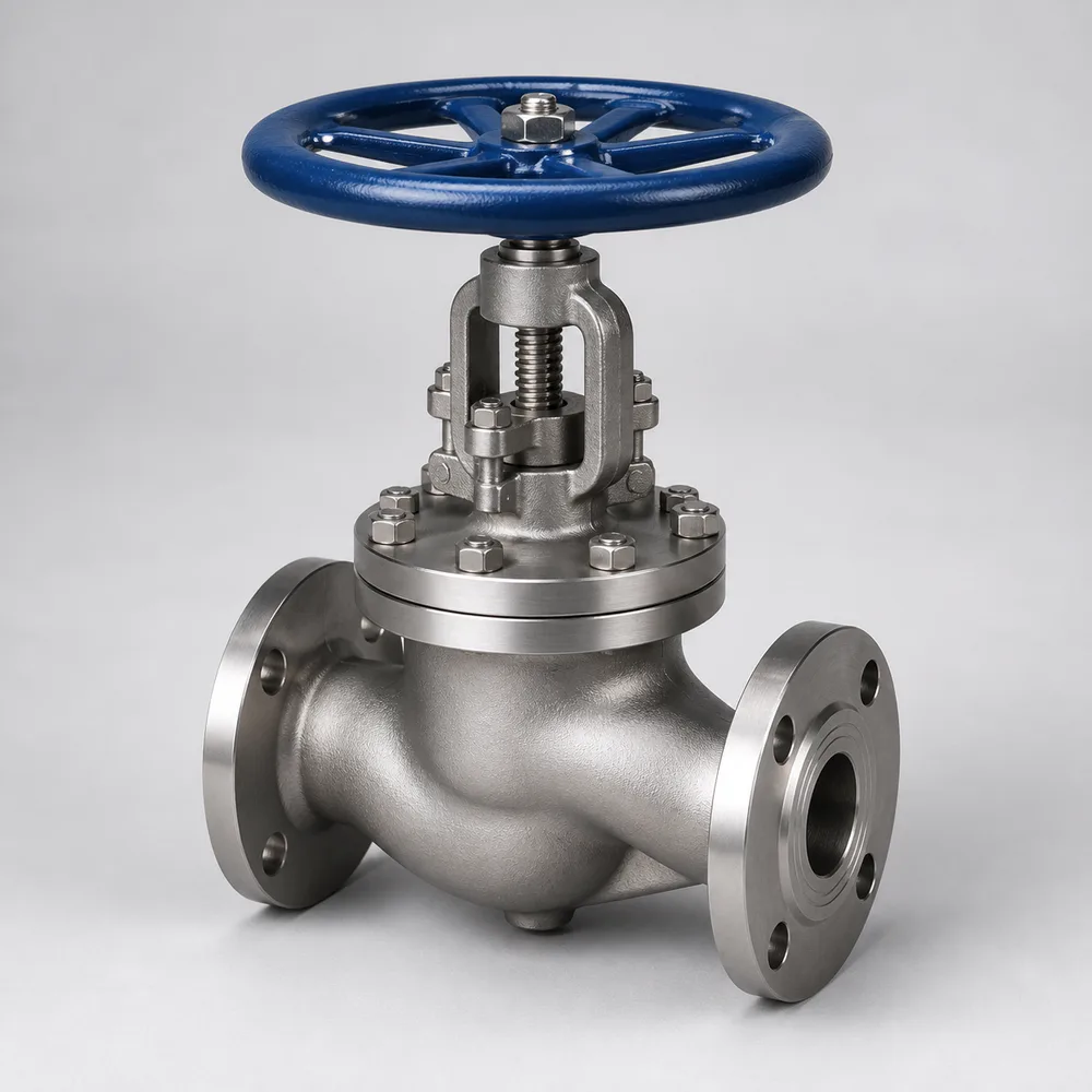 Representative rendering of Flanged globe valve