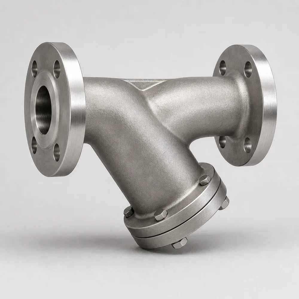 Representative rendering of Flanged Y-strainer